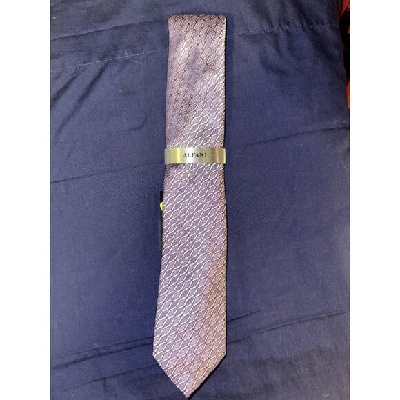 Alfani Men's Harper Geo-Print Tie, Rose, NWT - Picture 2 of 3
